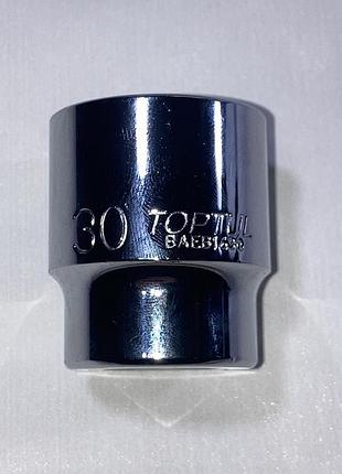 Головка торцевая насадка двенадцатигранная 1/2 30мм crv baeb1630 toptul