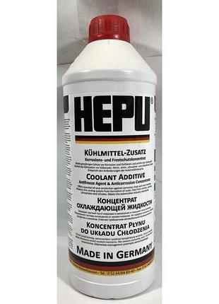 Антифриз червоний концентрат hepu g12 (1:1 -37°c) red 1.5л p999-g12