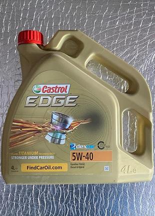 Масло моторное castrol edge 5w-40 c3 4л