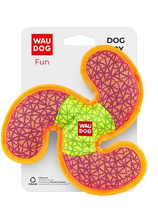 Игрушка для собак waudog fun,"пропеллер", ш 21 см, дл 21см розовый