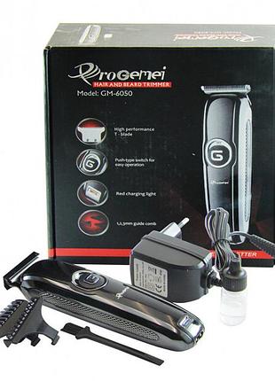 Машинка для стрижки gemei gm-6050, машинка для стрижки для дома, машинка для стрижки мужская для бритья