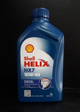 Масло моторное shell helix diesel hx7 10w-40 1л