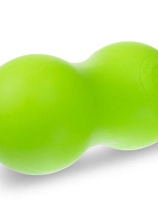 Мяч массажный двойной для мфр и самомассажа sp-planeta duoball салатовый (14 х 6,5 см) (fi-7073)