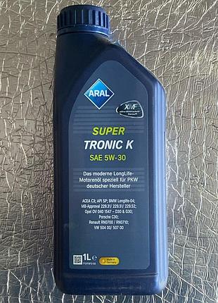 Масло моторное aral supertronic k 5w-30 15dbcf 1л