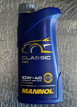 Масло моторное mannol classic 10w40 1л 7501