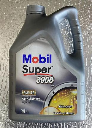 Масло моторное mobil super 3000 5w-40 5л