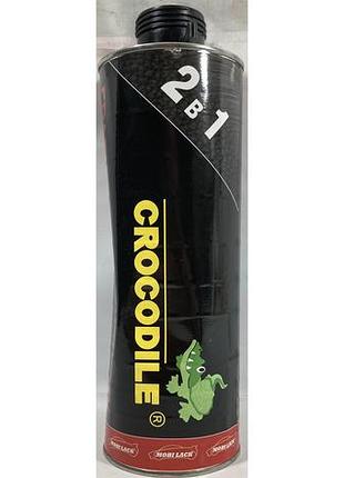 Антигравий консервант баранчик антигравій-герметик (2в1) crocodile 1.3кг чорний під пістолет
