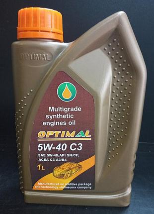 Масло моторное синтетическое оптимал 5w-40 c3 api sn/cf
