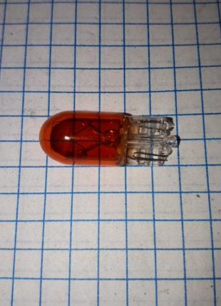 Лампа бесцокольная габарит поворот wy5w 12v 5w w2.1х9.5d желтая bosch