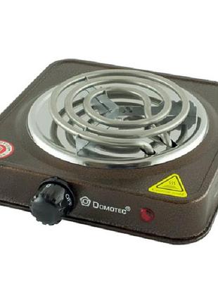 Электроплита спиральная плита настольная domotec ms-5801 1000 w, переносная компактная электроплита