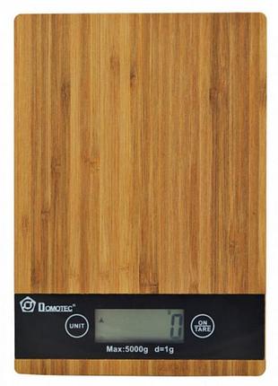 Ваги кухонні domotec ms-a wood