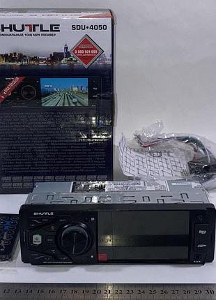 Магнитофон авто магнитола shuttle sdu-4050 fm usb sd aux mp5 wma avi bluetooth экран 4"