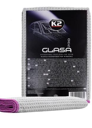 Салфетка для ухода за автомобилем glasa pro микрофибра 40х40см к2