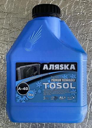 Тосол охлаждающая жидкость а-40 1л аляска