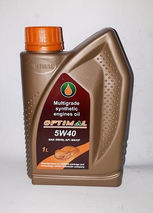 Масло моторное оптимал синтетик 5w40 1л