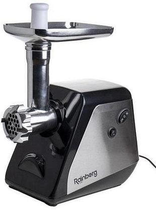 Мясорубка электрическая электромясорубка rainberg rb-676 с соковыжималкой 3800w, мясорубка для томатов