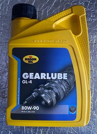 Олива трансмісійна 80w90 1l 1л kroon oil gearlube gl-4