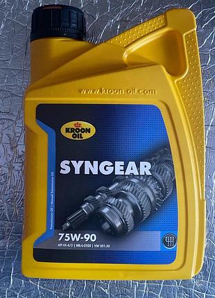 Олива трансмісійна 75w90 1l 1л kroon oil syngear gl-4 gl-5