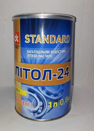 Смазка литол -24 standart банка 1л дк