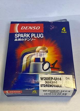 Свечи зажигания w20epu#4 d4 0.8 nickel ваз 2101 2102 2103 2104 2105 2106 2107 нива тайга 2121 21213 denso