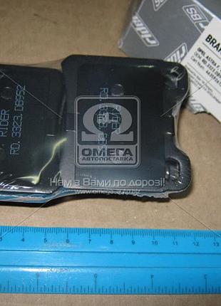 Колодки задние тормозные опель астра opel astra f вектра vectra а rider
