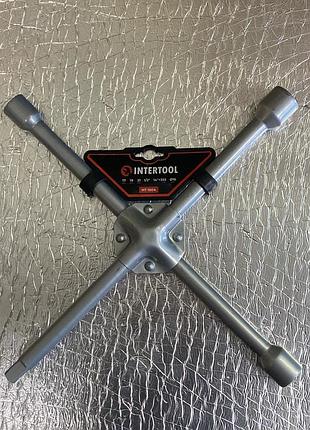 Ключ баллонный крестовой укрепленный intertool ht1604