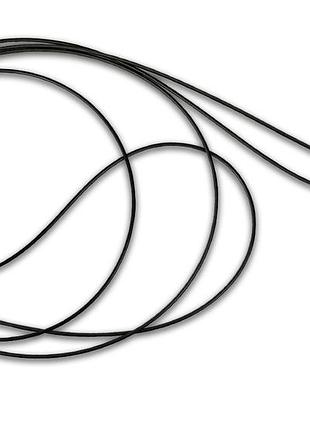 Скоростная скакалка easyfit speed cable rope 3 м со стальным тросом черная