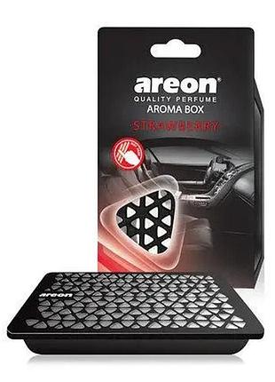Ароматизатор автомобильный освежитель воздуха areon aroma box под сидение клубника strawberry