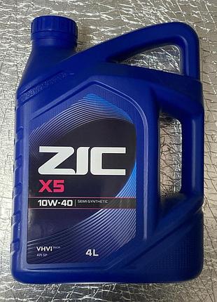 Масло моторное zic x5 10w-40 4l