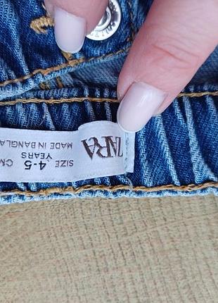 Джинсовые шорты zara 3