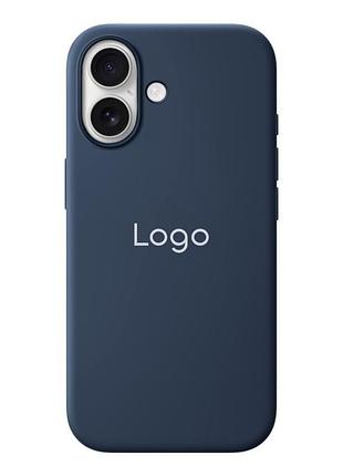 Чехол silicone case with magsafe ic для iphone 17 midnight