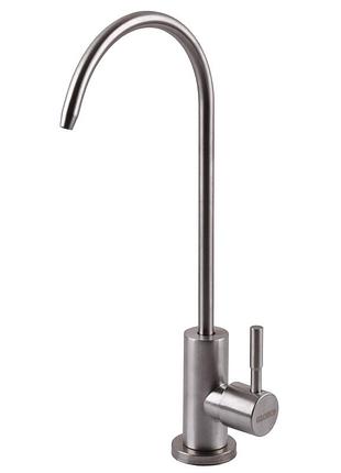 Кран для зворотнього осмосу globus lux alpen sbt1-55m-00 моно sus304. нержавійка з quick fitting