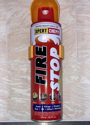 Вогнегасник вуглекислотний fire stop 500ml xpertchemy з пласт. тримачем