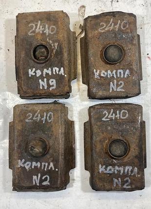 Упор площадки рессоры комплект 4шт волга газ 24 2410 3110 №2