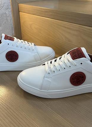 Convers шкіряні білі кеди 7