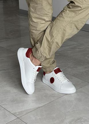 Convers шкіряні білі кеди 6