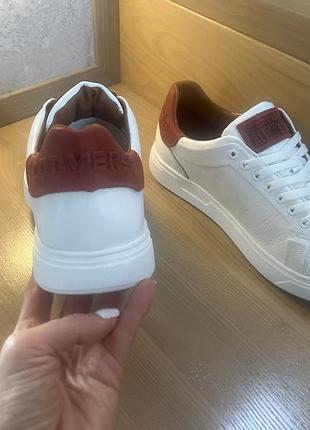 Convers шкіряні білі кеди 8