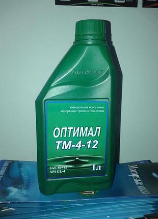 Олива трансмісійна оптимал тм-4-12 80w85 1л