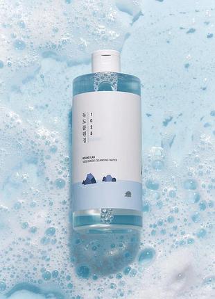 Очищувальна міцелярна вода для шкіри обличчя round lab 1025 dokdo cleansing water 400 мл