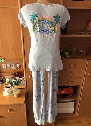 Пижама, комплект, 2хs. стич. disney,