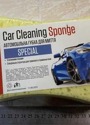 Губка мочалка для мытья автомобиля special с большими порами 220*120*60мм carlife