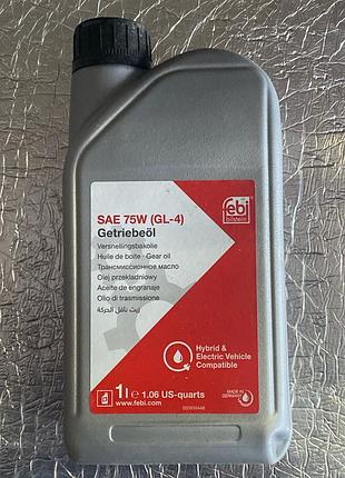 Олива трансмісійна кпп 75w gl-4 sprinter-vito-crafter жовта 1л febi bilstein