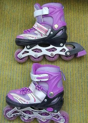 Роліки mondays sport violet розмір 30-33