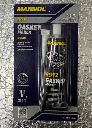 Герметик силиконовый черный 85г mannol 9912