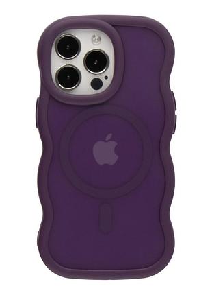 Чохол tpu+pc aquawave with magsafe для iphone 13 pro purple