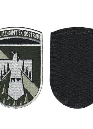 Шеврон, хнупс, на липучке, на оливке, всу 9,5 см*7 см