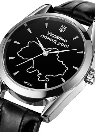 Мужские наручные часы besta kraina leather