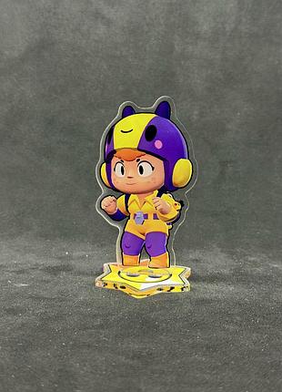 Акриловая коллекционная фигурка brawl stars беа (bea) 10 см