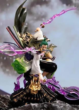 Фигурка, статуэтка ророно зоро (roronoa zoro) с аниме ван пис / one piece 20см.