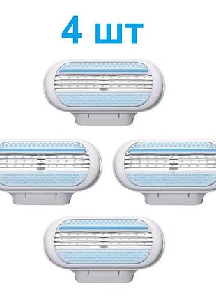 Сменные кассеты для бритвы gillette venus картриджи набор из 4 шт